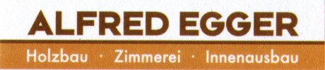 Egger Alfred Holzbau